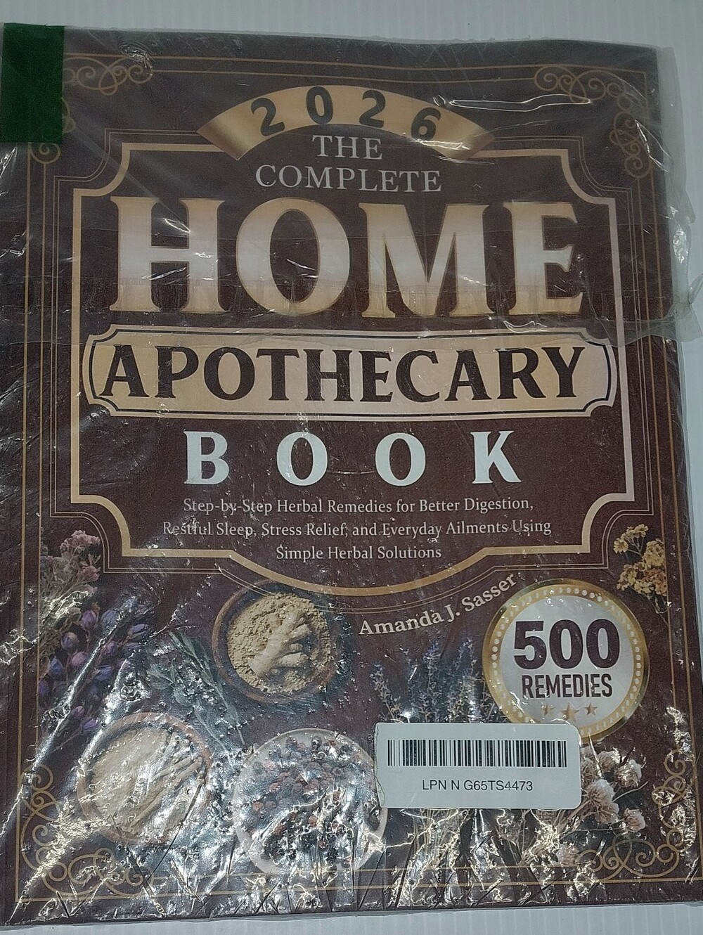 Home Apothecary Book - Brown -